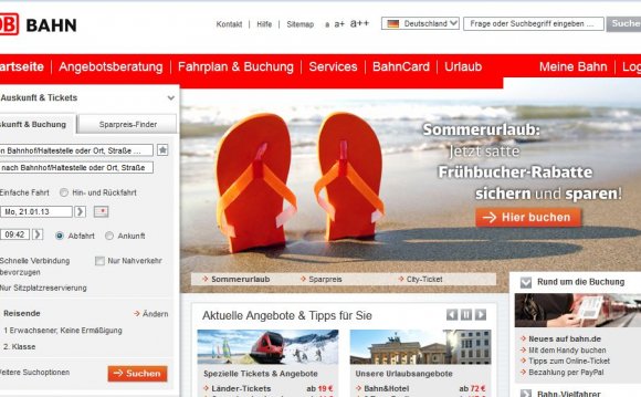 Book train tickets Germany