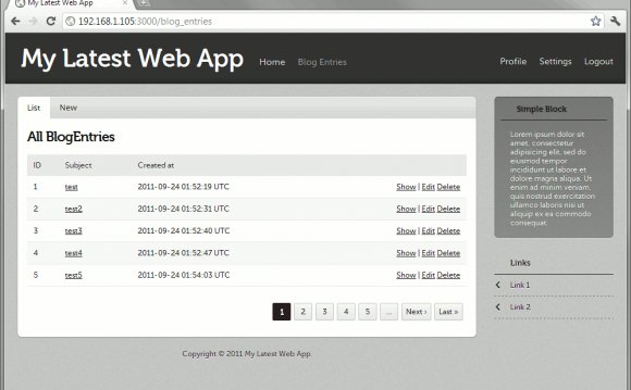Rails Web